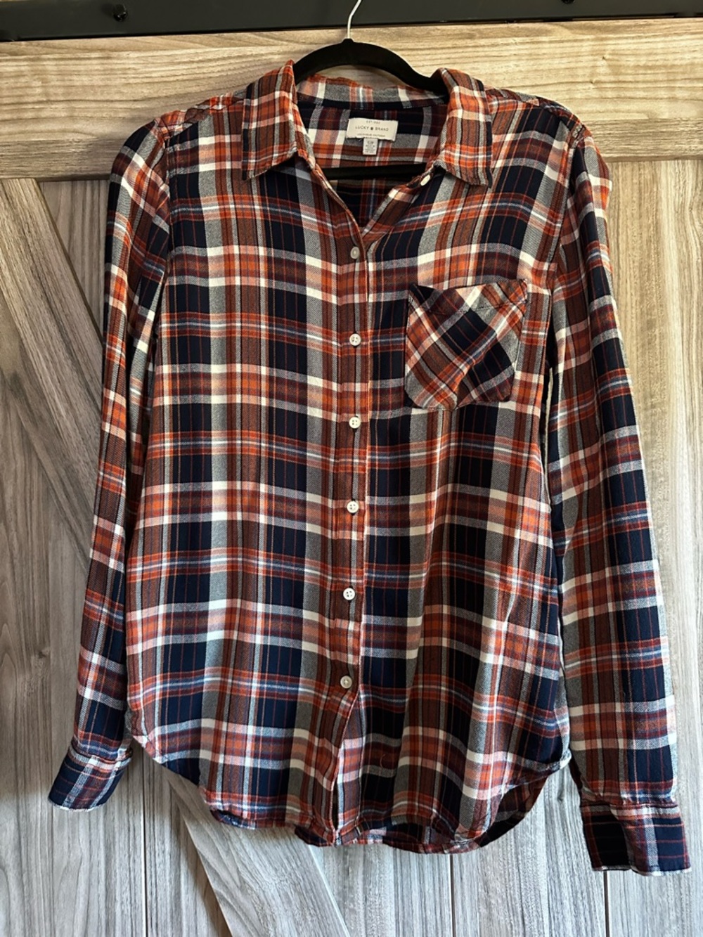 NWOT Lucky Brand Plaid Button-Down Shirt - Super Soft & Light Buy 2 Get 1 Free!
